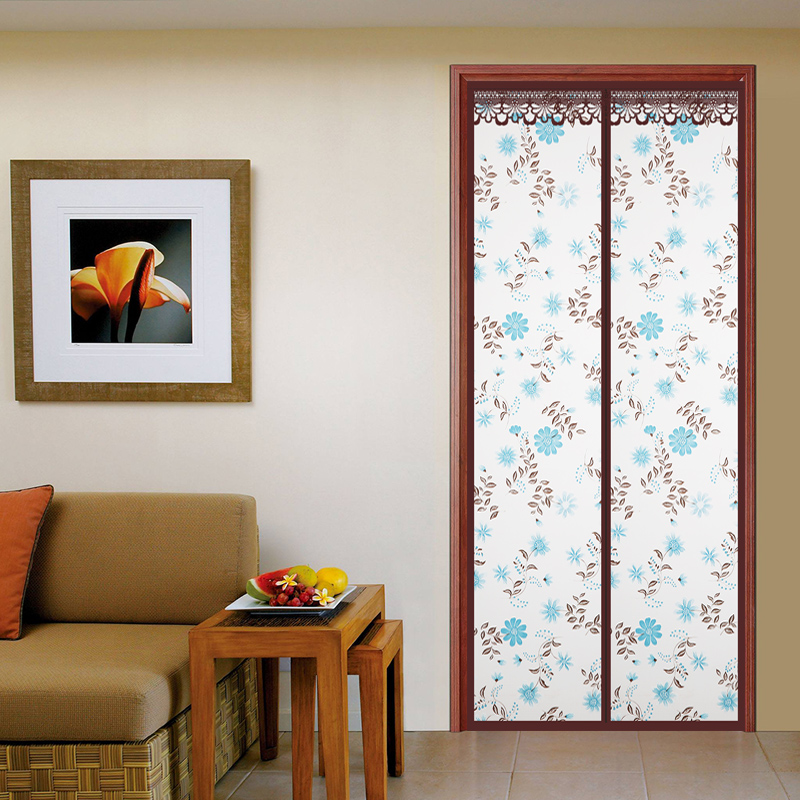 Airconditioning door curtain, anticold air, absorption of