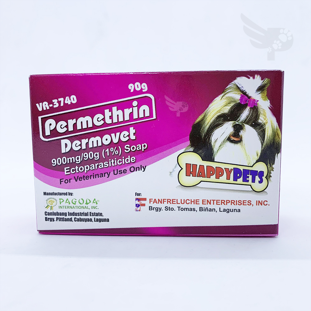 DERMOVET 90g HAPPY PETS Permethrin Ectoparasiticide