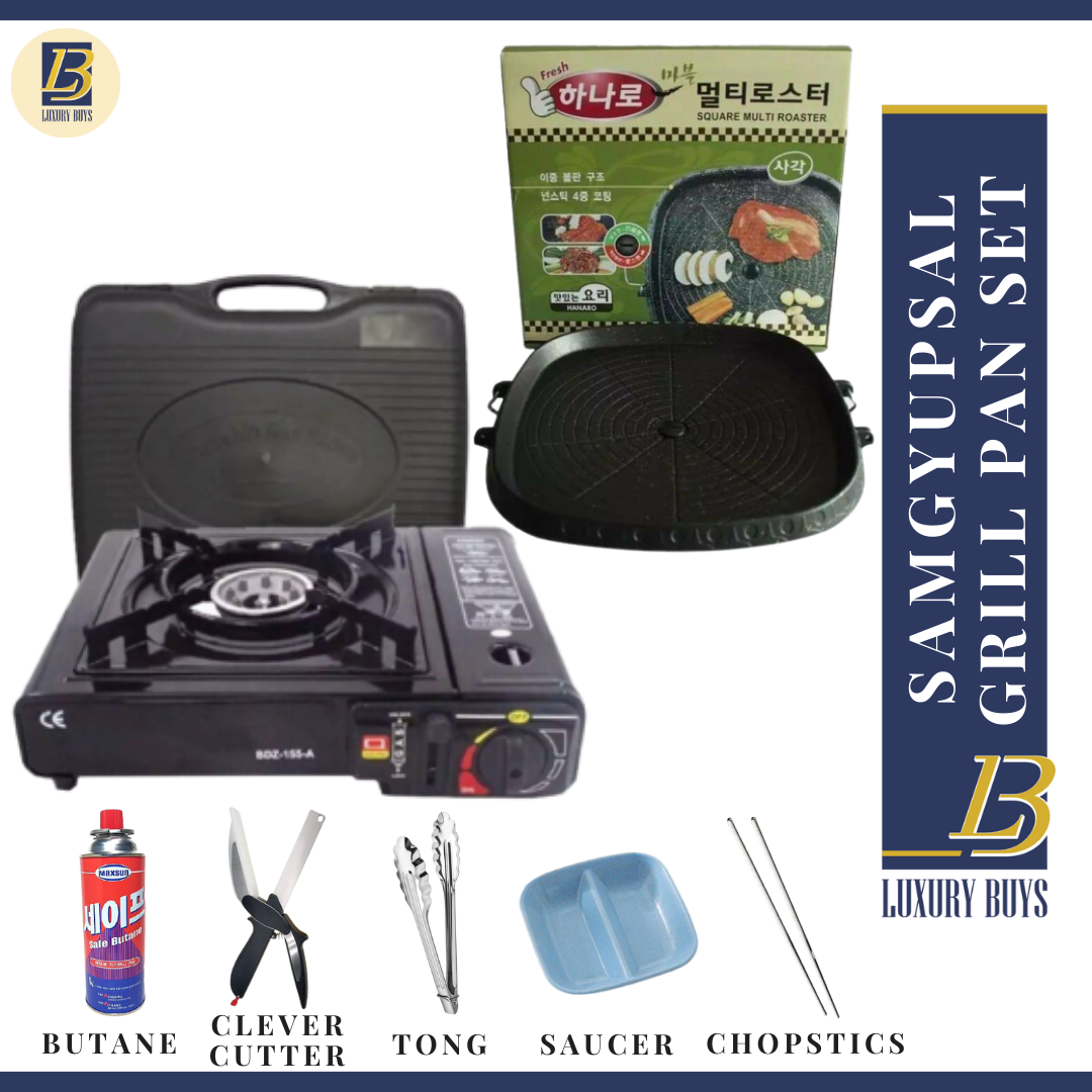 Samgyupsal Grill Pan Set, Best for Samgyupsal, Samgyupsal, Portable