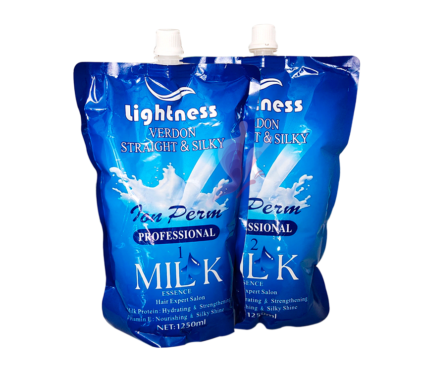 Lightness Verdon Milk Essence Rebonding (1250ml X 2 pouch) Lazada PH