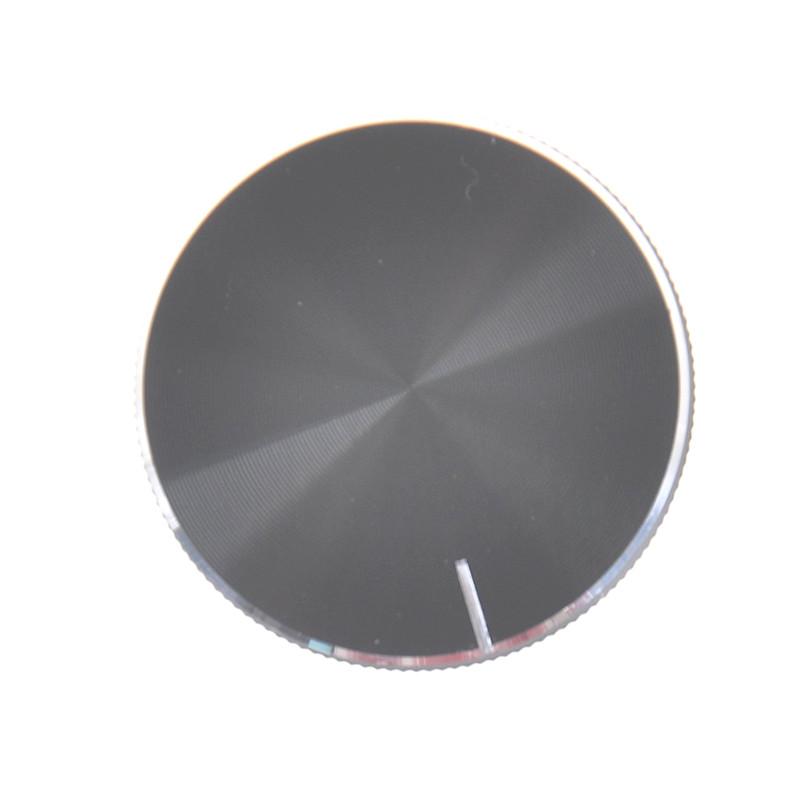 newdv2 1PC Black Aluminum Volume Control Knob Amplifier Wheel 30*10mm