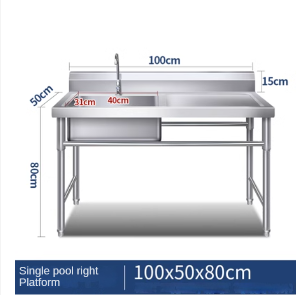 304 stainless steel sinks single double sinks Portable outdoor ...