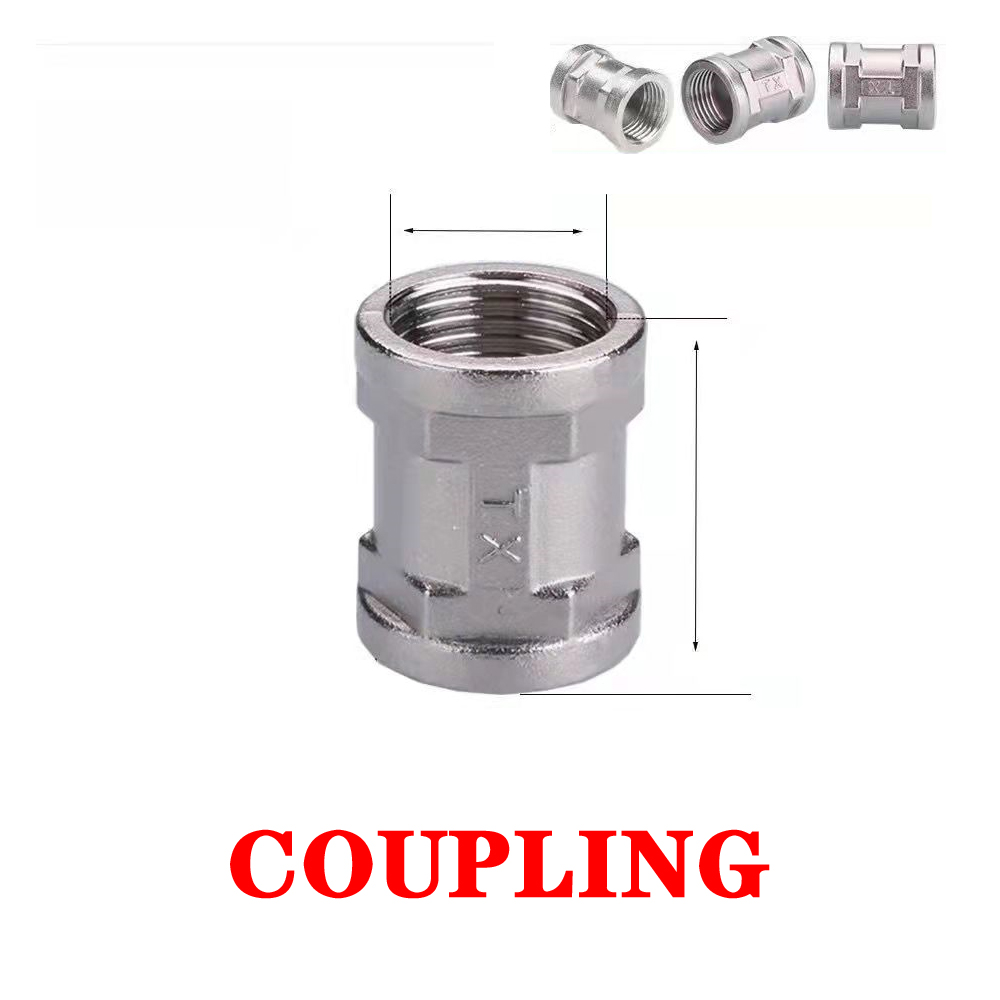 Pipe Fittings Standard Thickened Stainless Steel Fittings (Sizes1/2",3