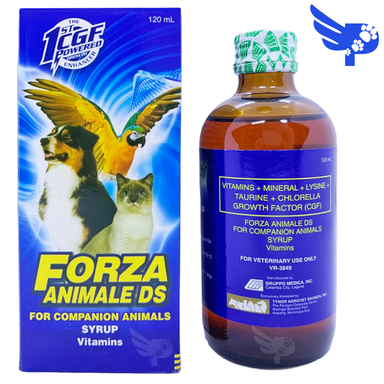 FORZA ANIMALE DS FOR COMPANION ANIMALS 120ml Vitamins for Animals