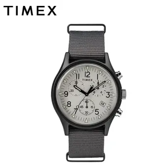 Timex Aluminum Chronograph Grey Fabric 