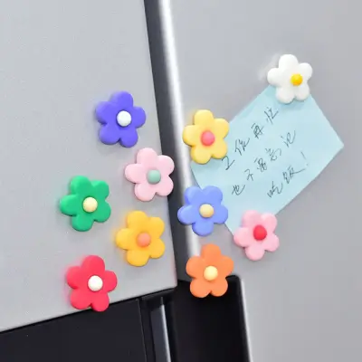 DDFG Funny Multi-application Kitchen Decor Cute Refrigerator Decor Refrigerator Toy Flower Fridge Magnet Whiteboard Magnet