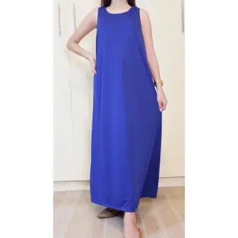 cheap long blue dress