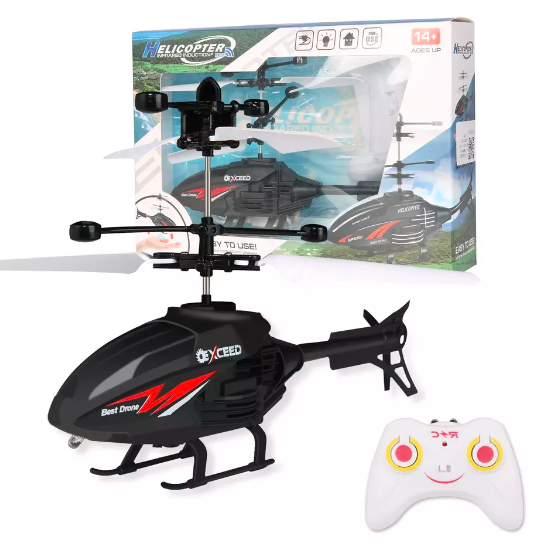 Helicopter RC Remote Control Toy Aircraft Induction Hovering Safe Fall