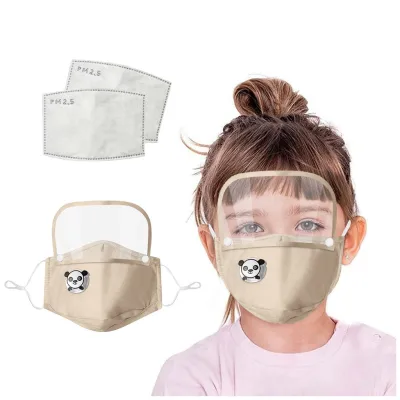 LONG Kids' Child Washable Reusable Cover With Filter And Detachable Eye Shield