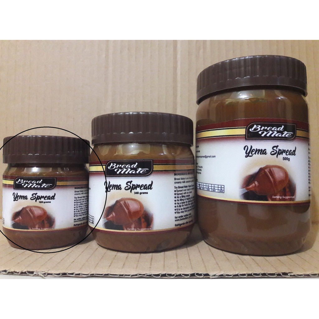 peanut butter spread 12 Pieces Breadmate Yema Spread Classic 180g ...