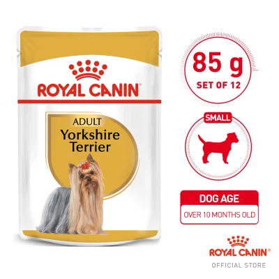 Royal Canin Yorkshire Terrier Wet Food (85g) (12 packs) - Breed Health Nutrition