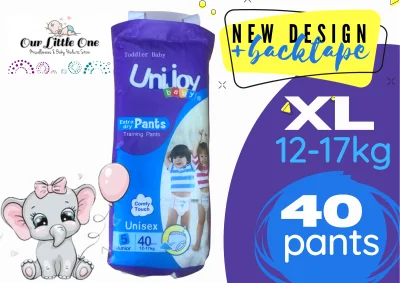 [IN STOCK] XL40s - PULL UP PANTS - Extra Large/Junior - UNIJOY Extra Dry Pants - Imported Baby Diaper - not Korean Diaper