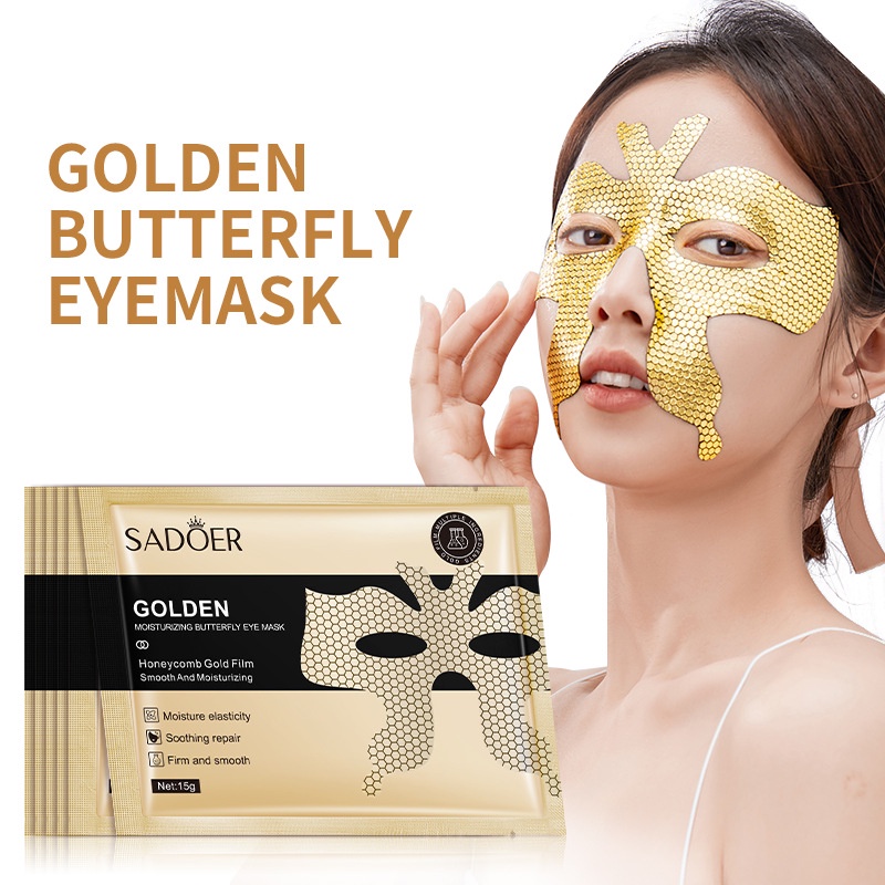Broken Pattern Gold Butterfly Eyes Mask Moisturizing Fade