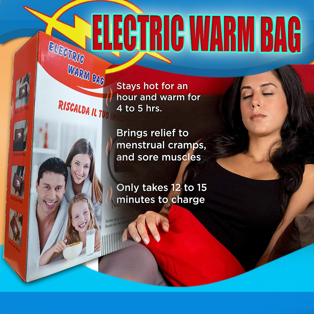 Electric Hot Compress Heat Pack, Hot Compress Bag, Rubber Pad, Dysmenorrhea Relief Pack, Injury