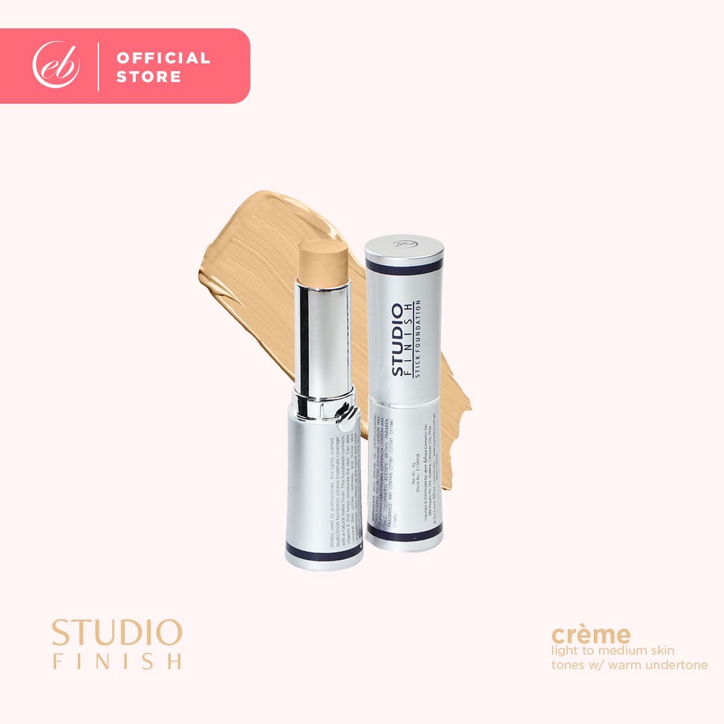EB Pro Studio Finish Stick Foundation [Buildable coverage, makeup ...