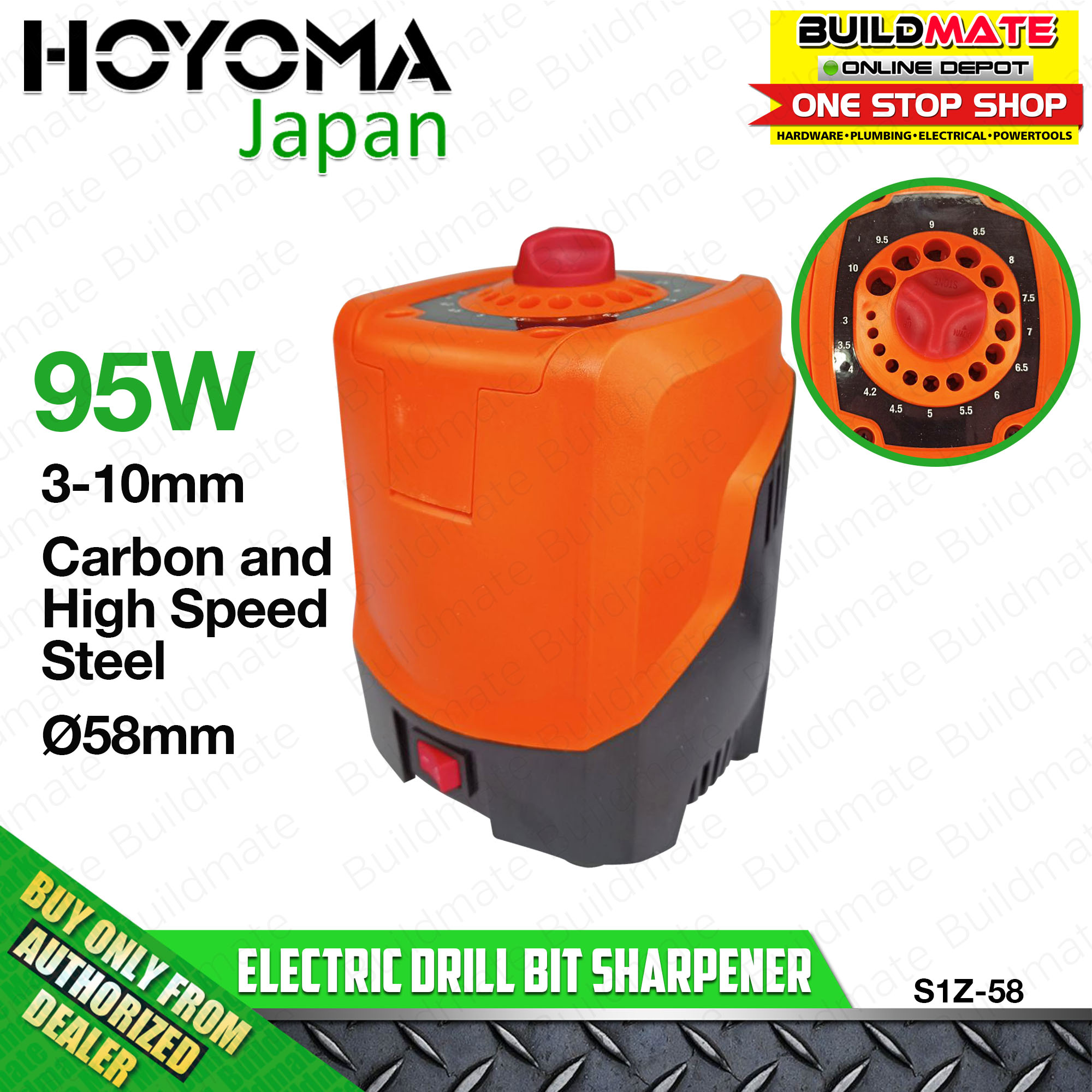 HOYOMA Electric Drill Bit Sharpener 95W Electric Cutter Scissor Drill