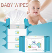 80 Pack Natural Formula Baby Wipes for Gentle Skin Care