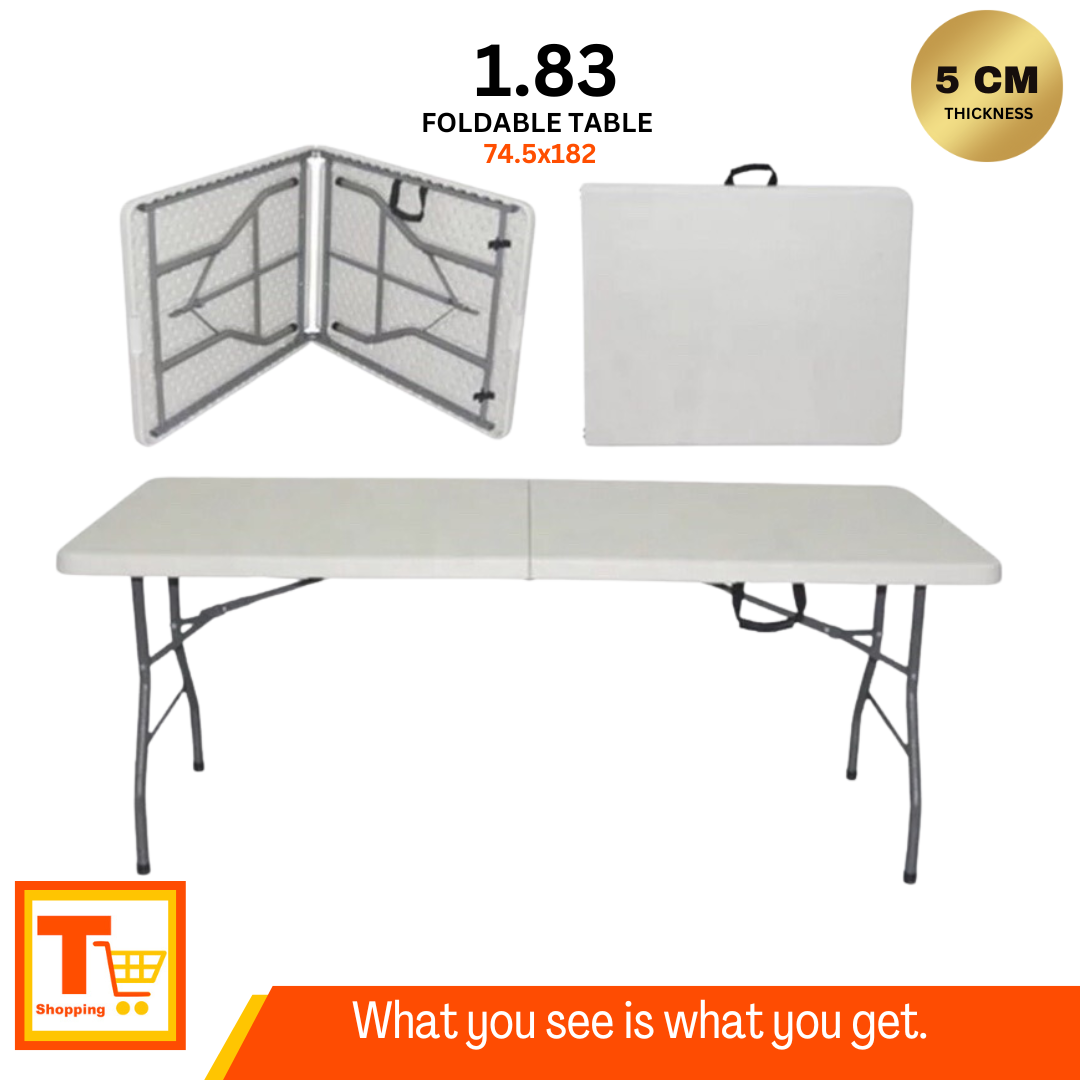 PLASTIC FOLDING TABLES AND CHAIRS INDOOR/OUTDOOR HEAVY DUTY EVENT
