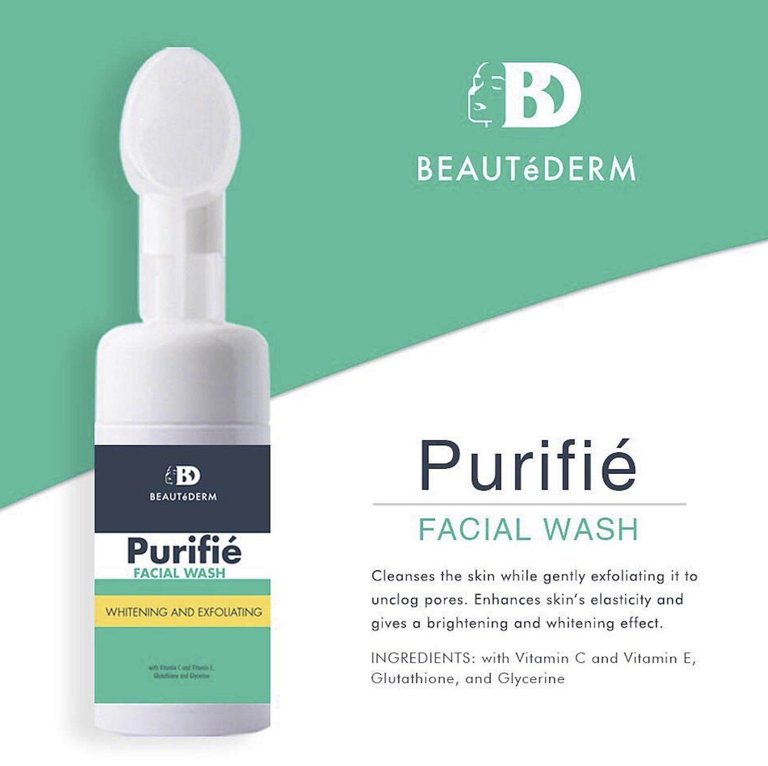 Beautederm Purifie Facial Wash with Pump Brush review and price