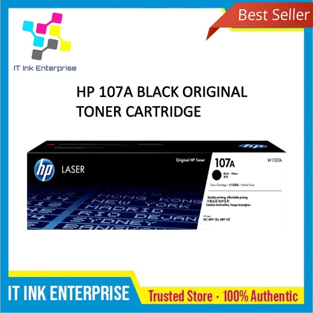 HP 107A Black Original Laser Toner 