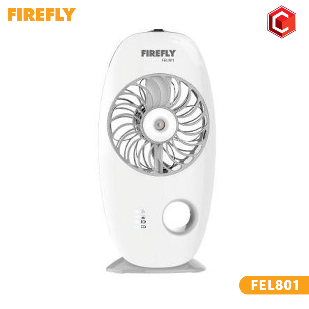 firefly electric fan with mist