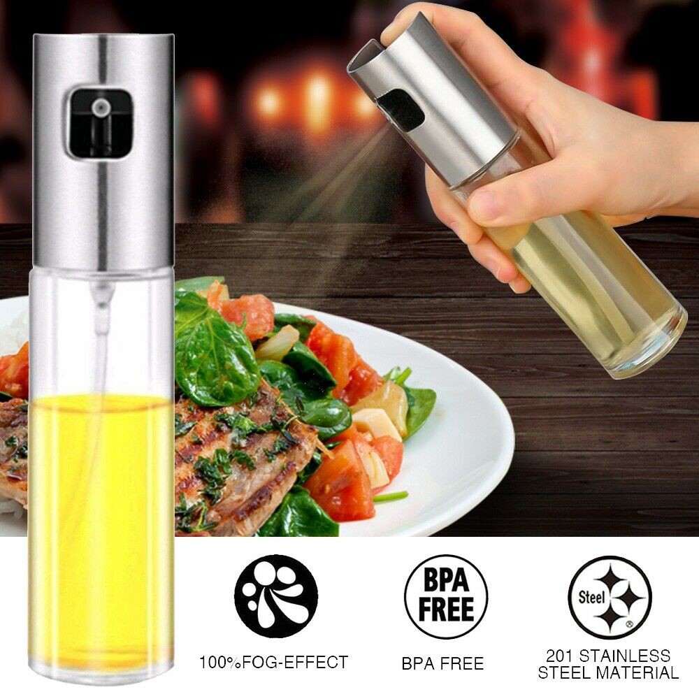 CJT 2 Pack Oil Dispenser Bottle For Kitchen, 2 In 1 Olive Oil Sprayer And Oil Dispenser 165oz470ml Glass Oil Spray Bottle With Premium Nozzle For Cookingbbq Air Fryer Salad Bakinggreenwhite