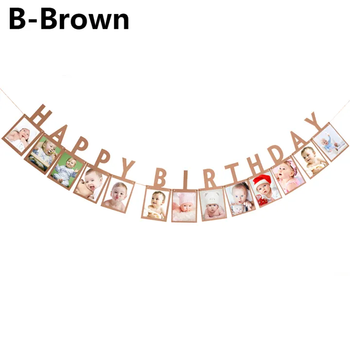 1 Fashion Diy Craft 1st Birthday Garland Party Decoration Bunting