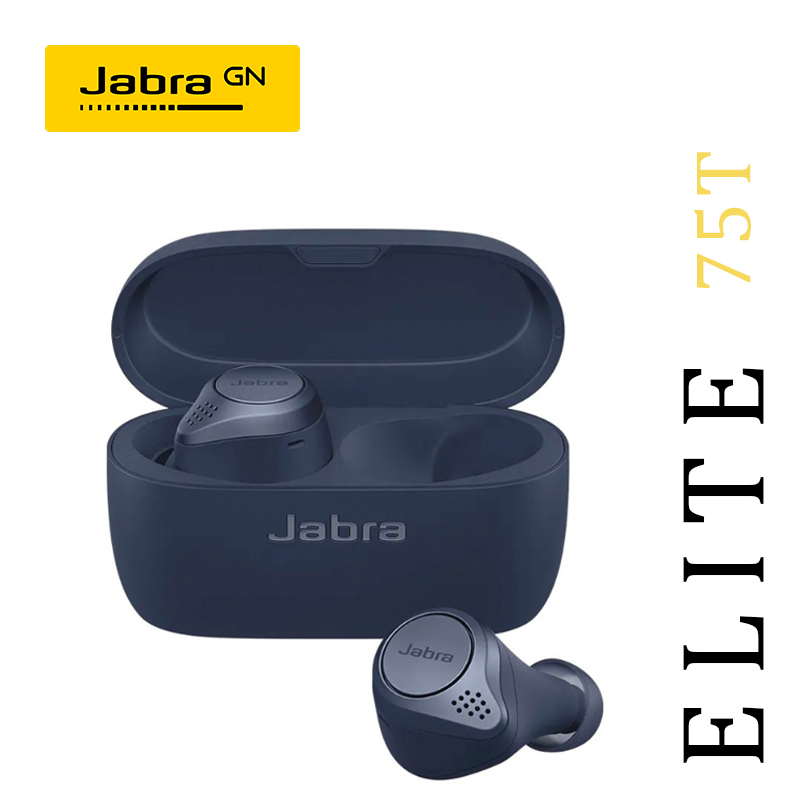 【3 Months Warranty】Jabra Elite 75T Wireless Earphones Builtin