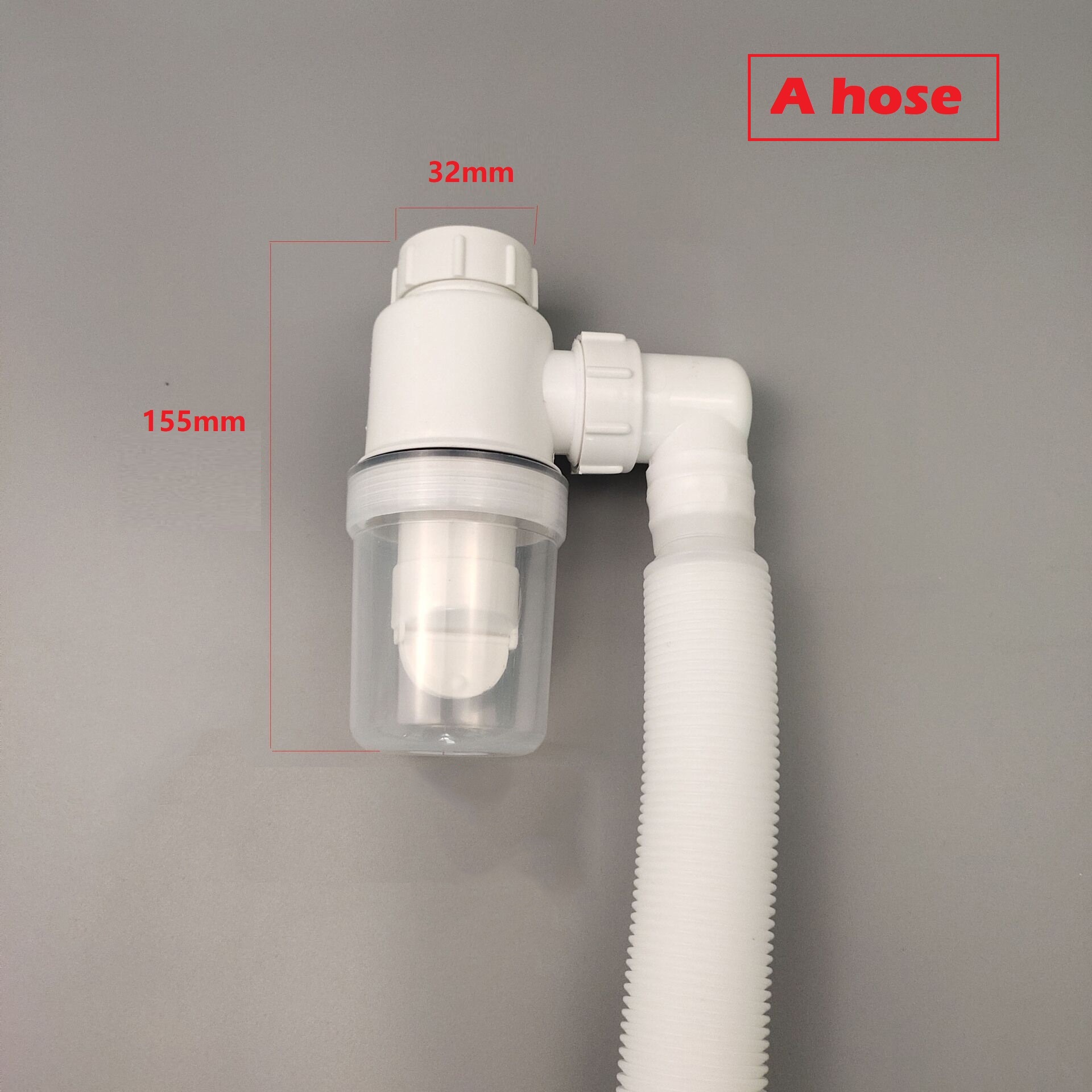 Universal Sink Flexible Expandable Drain Pipe Set Retractable Deodorant Sewer Drainage Water