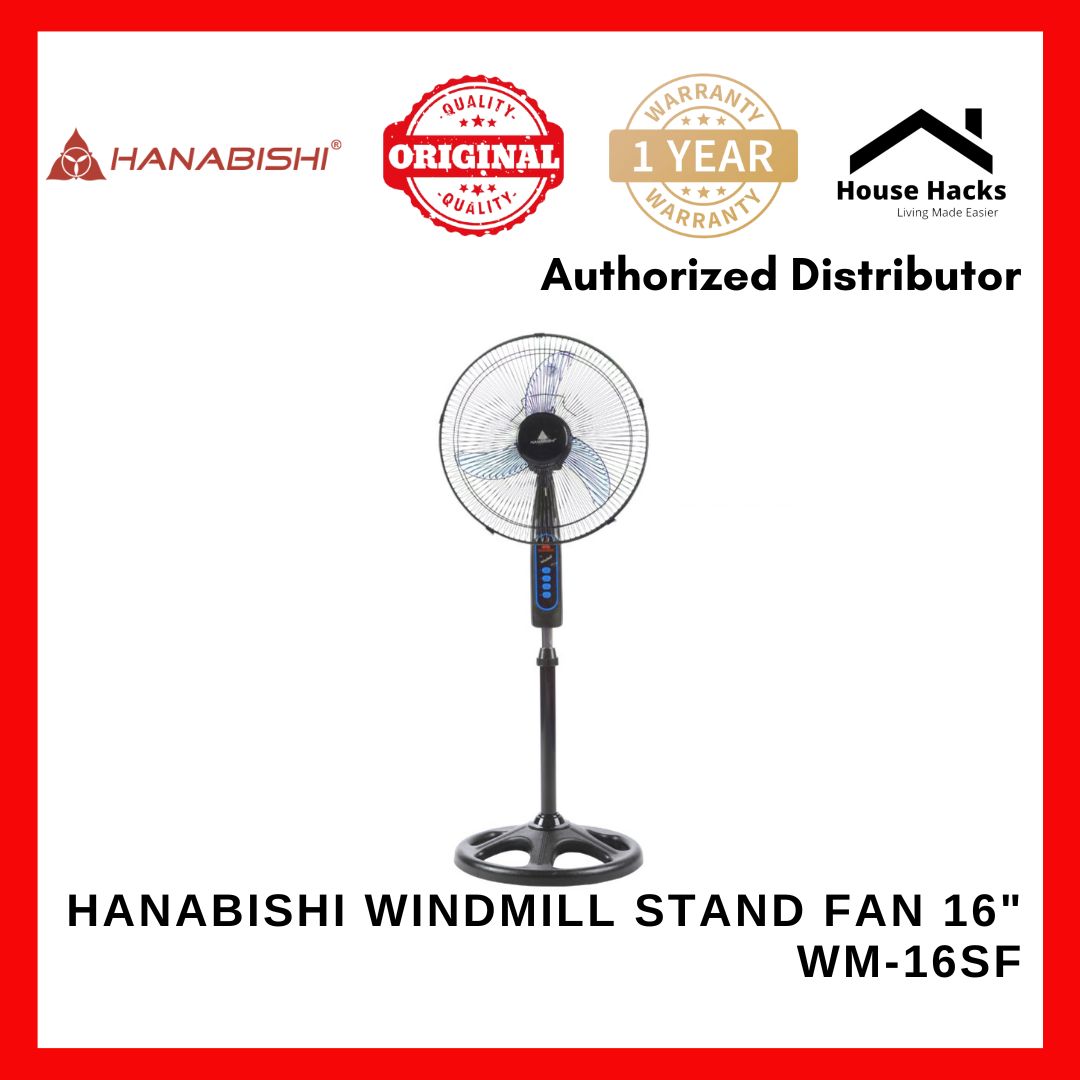 Hanabishi Windmill Stand Fan 16" WM16SF (House Hacks) Lazada PH