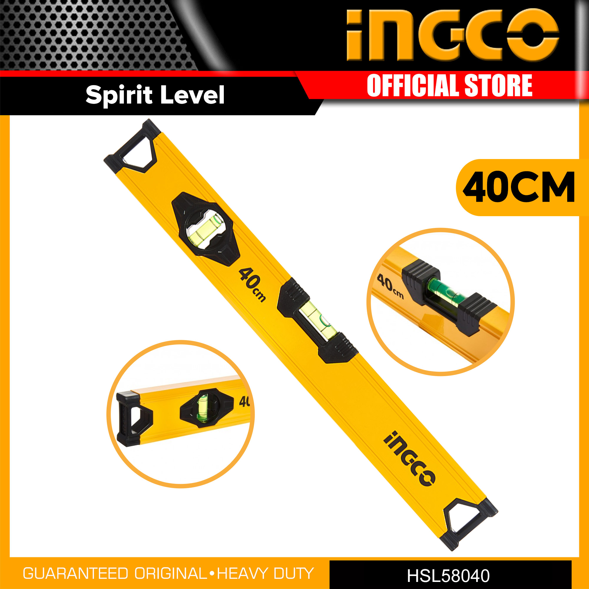 [MALL EXCLUSIVE] INGCO Spirit Level Leveling Tool HSL58040 40CM HSL58060 60CM SUPER SELECT