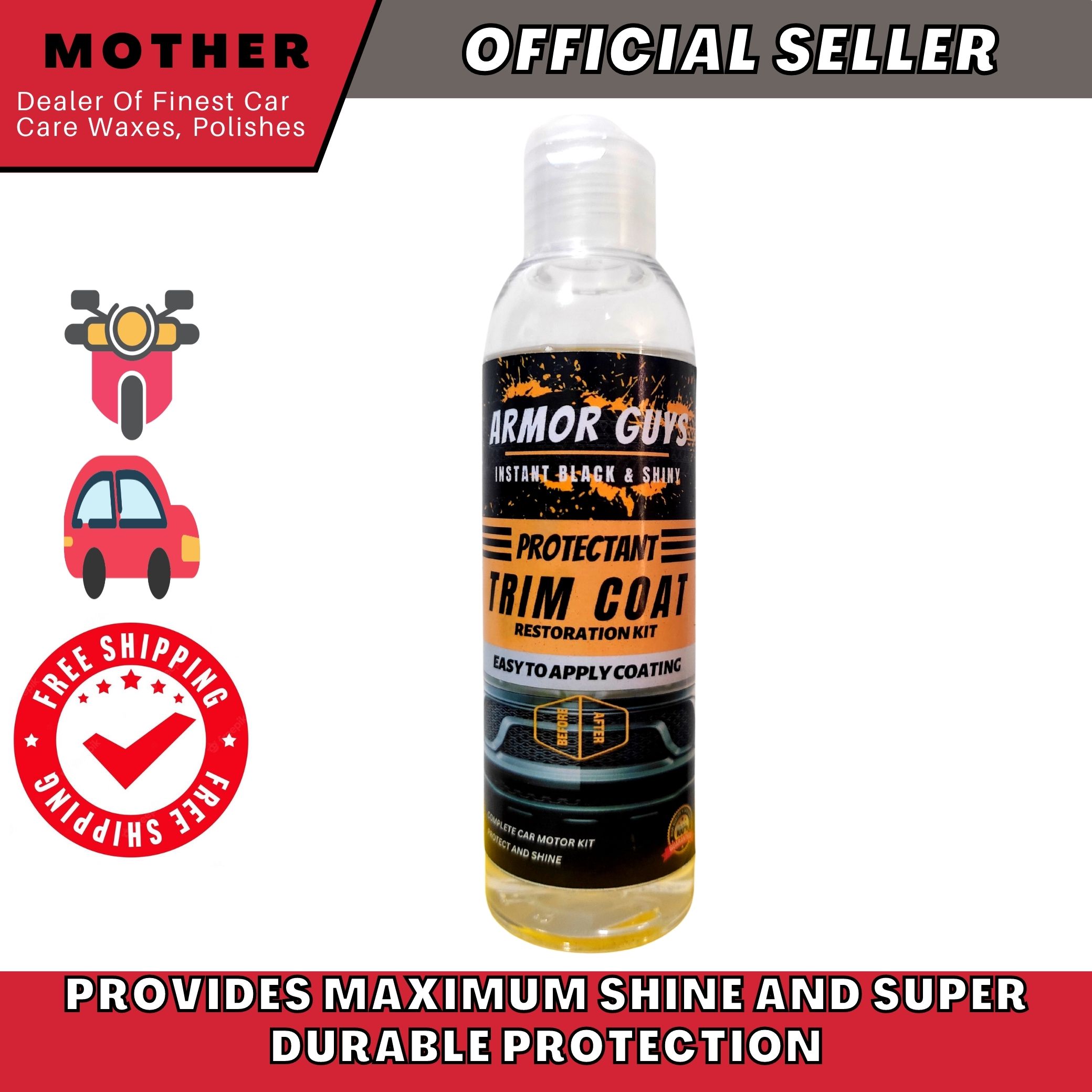 [ARMOR WAX FOR MATTE AND GLOSSY] Pampakintab ng Motor Armor Guys Armour