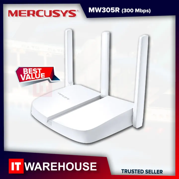 Mercusys Mw305r 300mbps Wireless N Router With 3 5dbi Antennas Lazada Ph