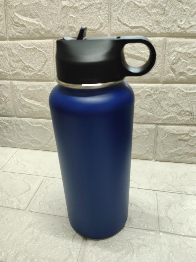 blue hydro flask water bottle
