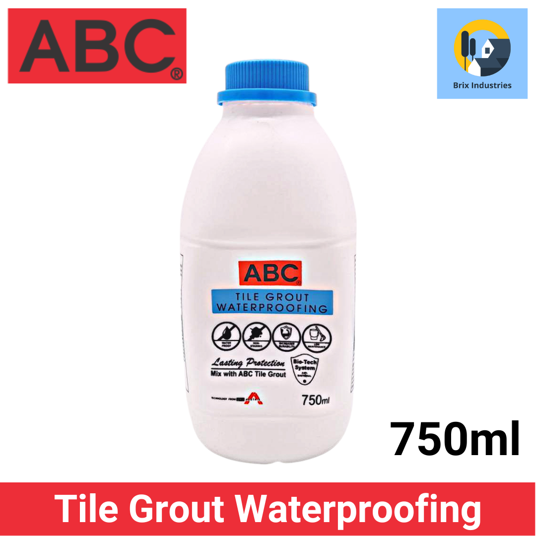 ABC Tile Grout Waterproofing 750ml with BioTech System Acrylic Based