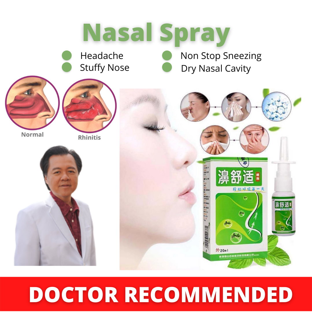 FLASH SALE! 💯 ORIGINAL Herbal Comfort Nasal Rhinitis Spray Sinusitis ...