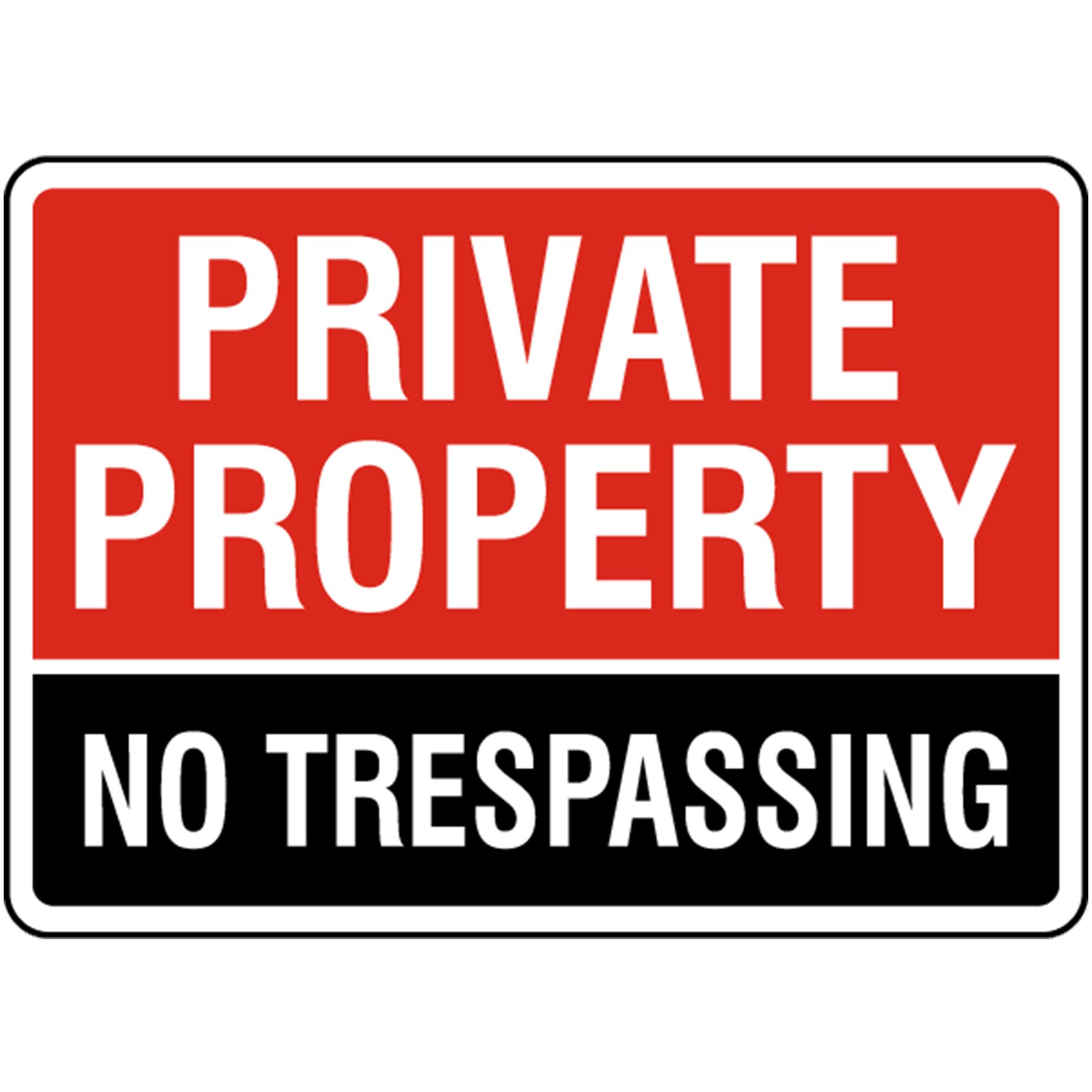 Cartello In Metallo 'No Trespassing Beware Of Dog' 20x30 Cm - Divertente Targa Per Casa, Giardino, Garage