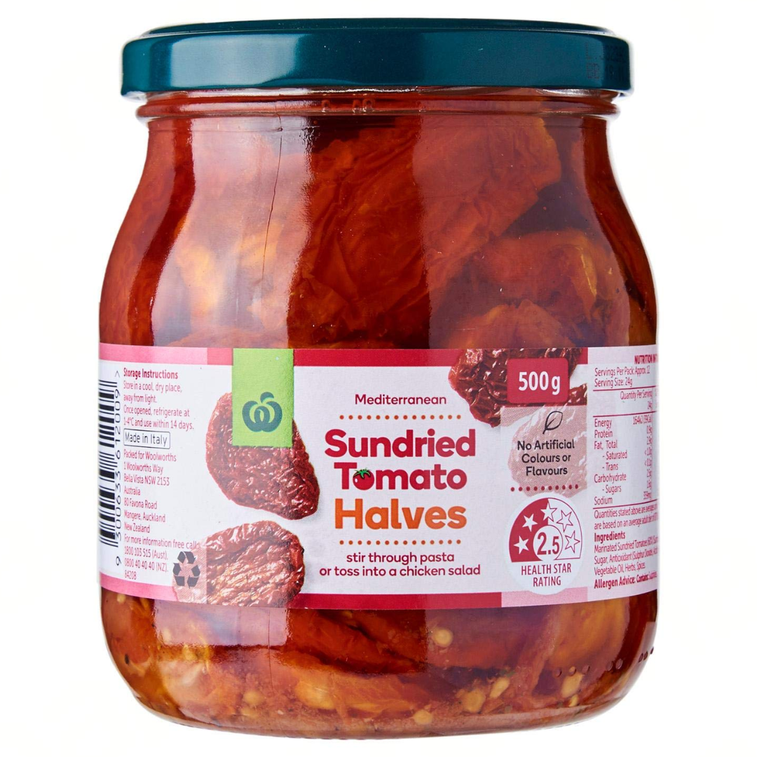 Woolworths Sundried Tomato Halves 500g Lazada PH