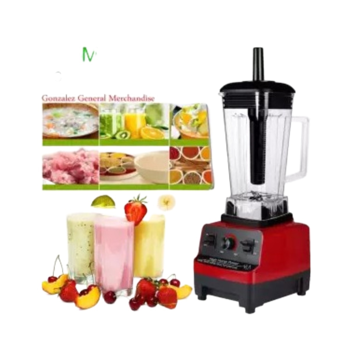 Multipurpose Commercial Grinder Blender 2000ML Lazada PH
