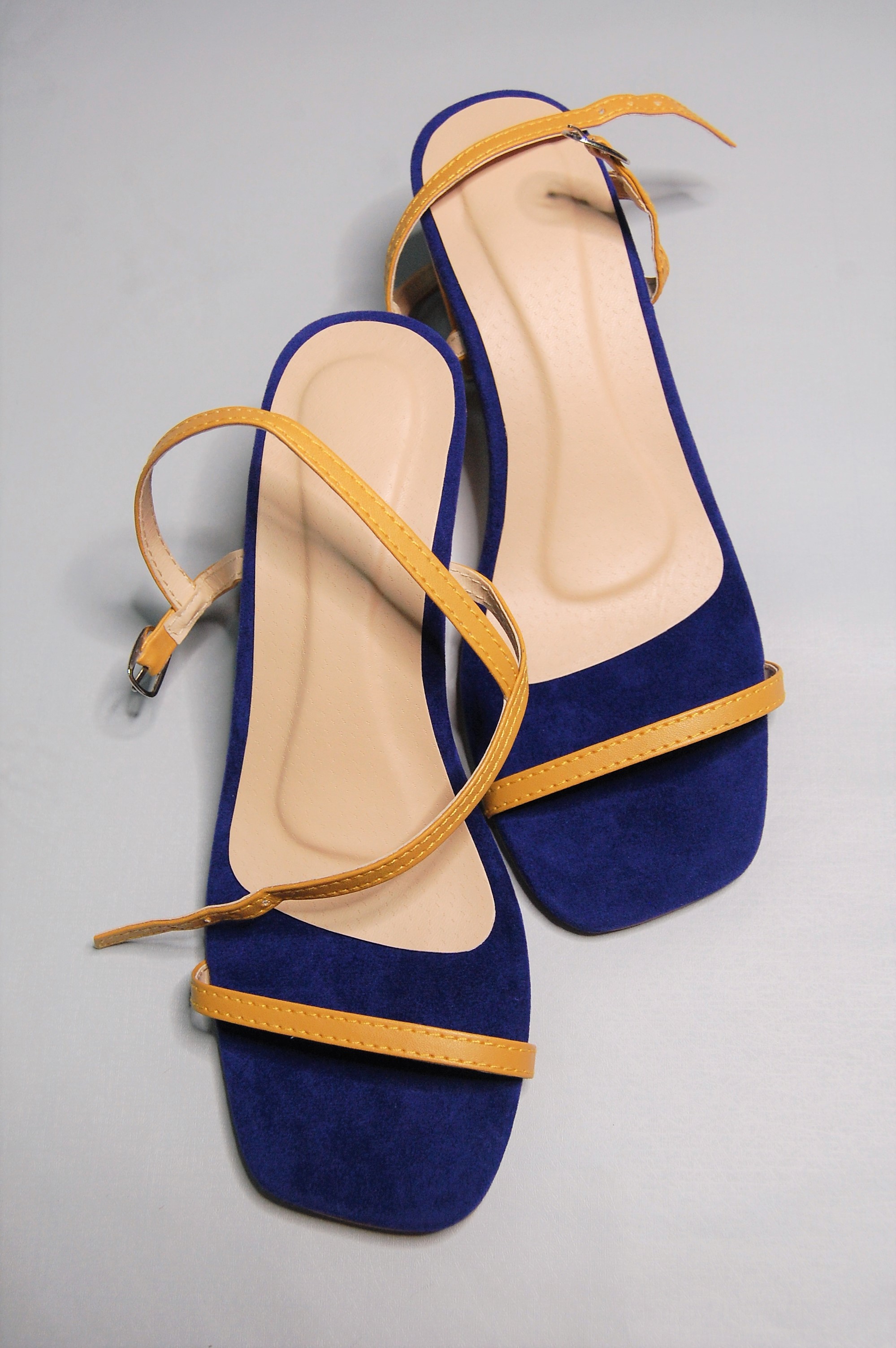 2 inch yellow heels