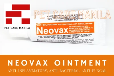 NEOVAX 20g Ointment for Dogs and Cats (Anti-Inflammatory, Anti-Bacterial, Anti-fungal)