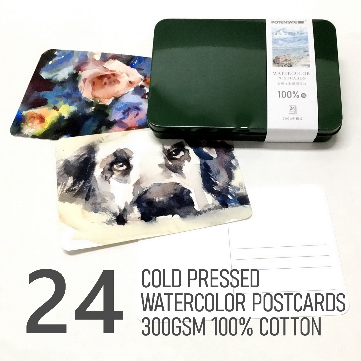 potentate-4-x-6-inches-watercolor-postcards-24-sheets-in-tin-box
