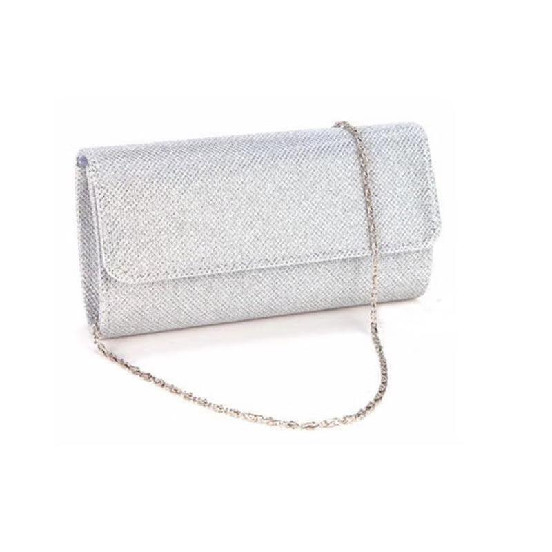 Livemart Details about Women Glitter Silver Handbag Wedding Evening Clutch  Bag Party Prom Purse Chain : Amazon.in: Fashion
