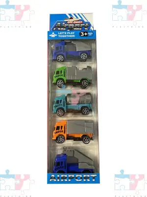 AIRPORT TRUCKS 5 IN 1 TRUCK CAR CARS TOY TOYS