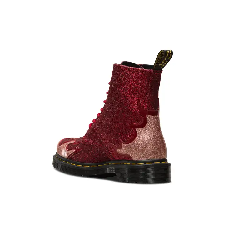 dr martens flame glitter