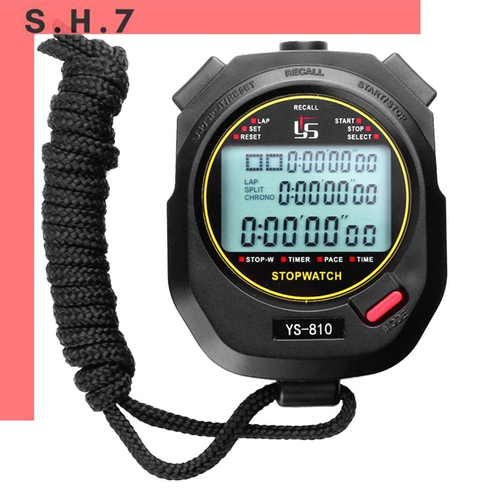 Electronic Multi-Function Sport Stopwatch Timer Large Display with Date Time Countdown Timer Alarm Clock Metronome Function 