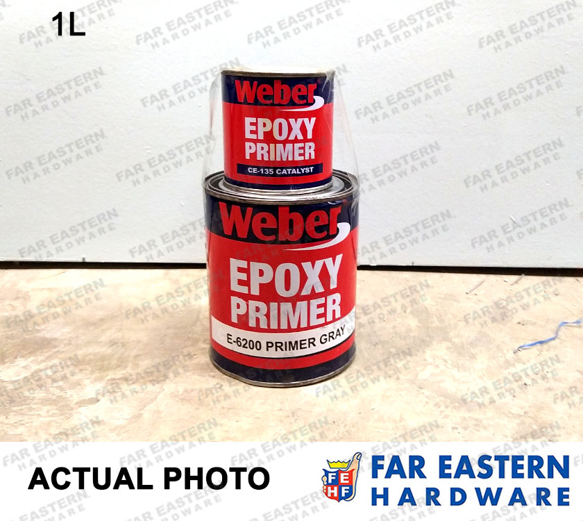 WEBER Epoxy Primer Gray Set 1L Gallon w/ Catalyst Lazada PH