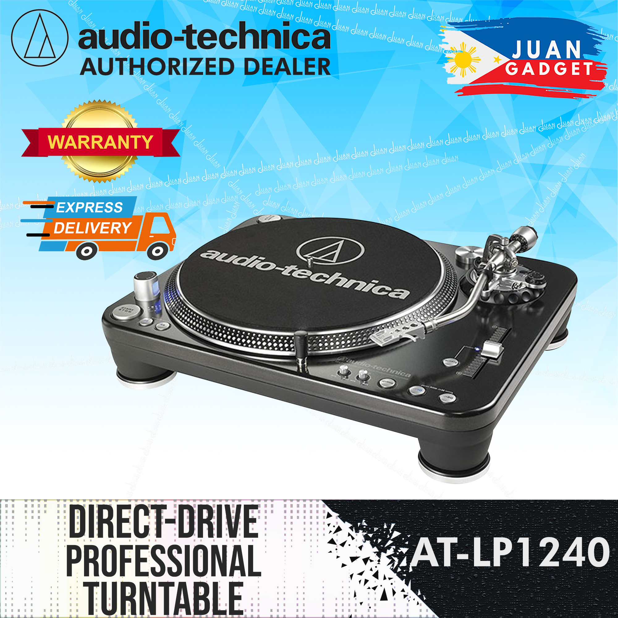 bunke barbering Akrobatik Audio Technica AT-LP1240-USB Direct-Drive Professional DJ Turntable USB &  Analog 3 Speed, for DJs and Music Production | JG Superstore | Lazada PH