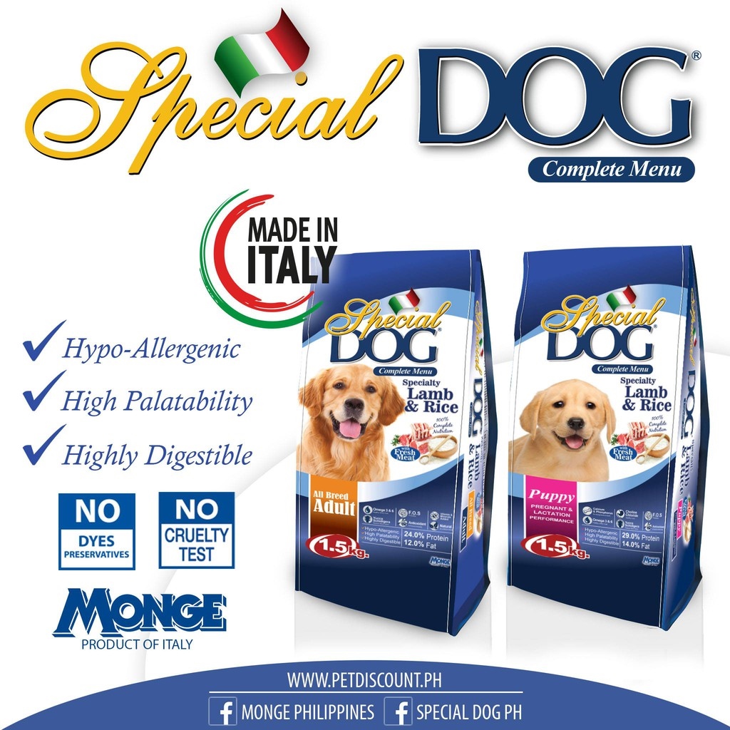 Special Dog Food for Puppy and Adult Breeds Original Packaging Lazada PH