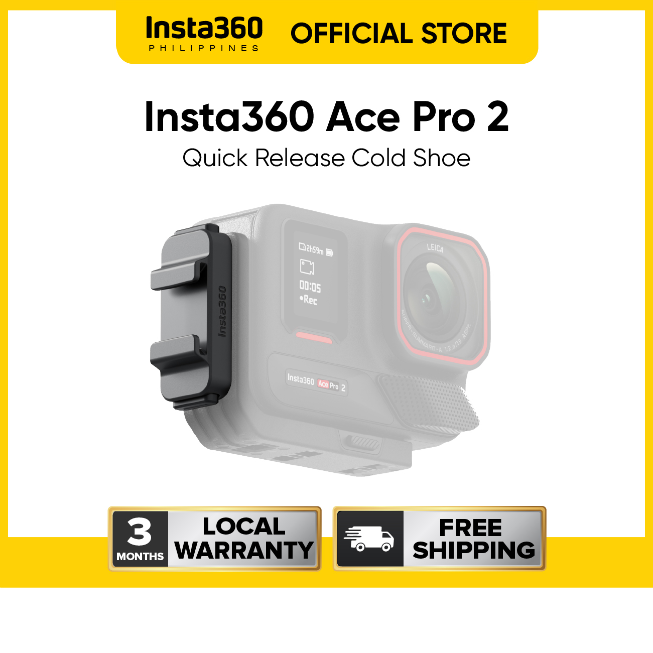 Buy Quick Release Cold Shoe For Insta360 Ace Series - Insta360 - View #5